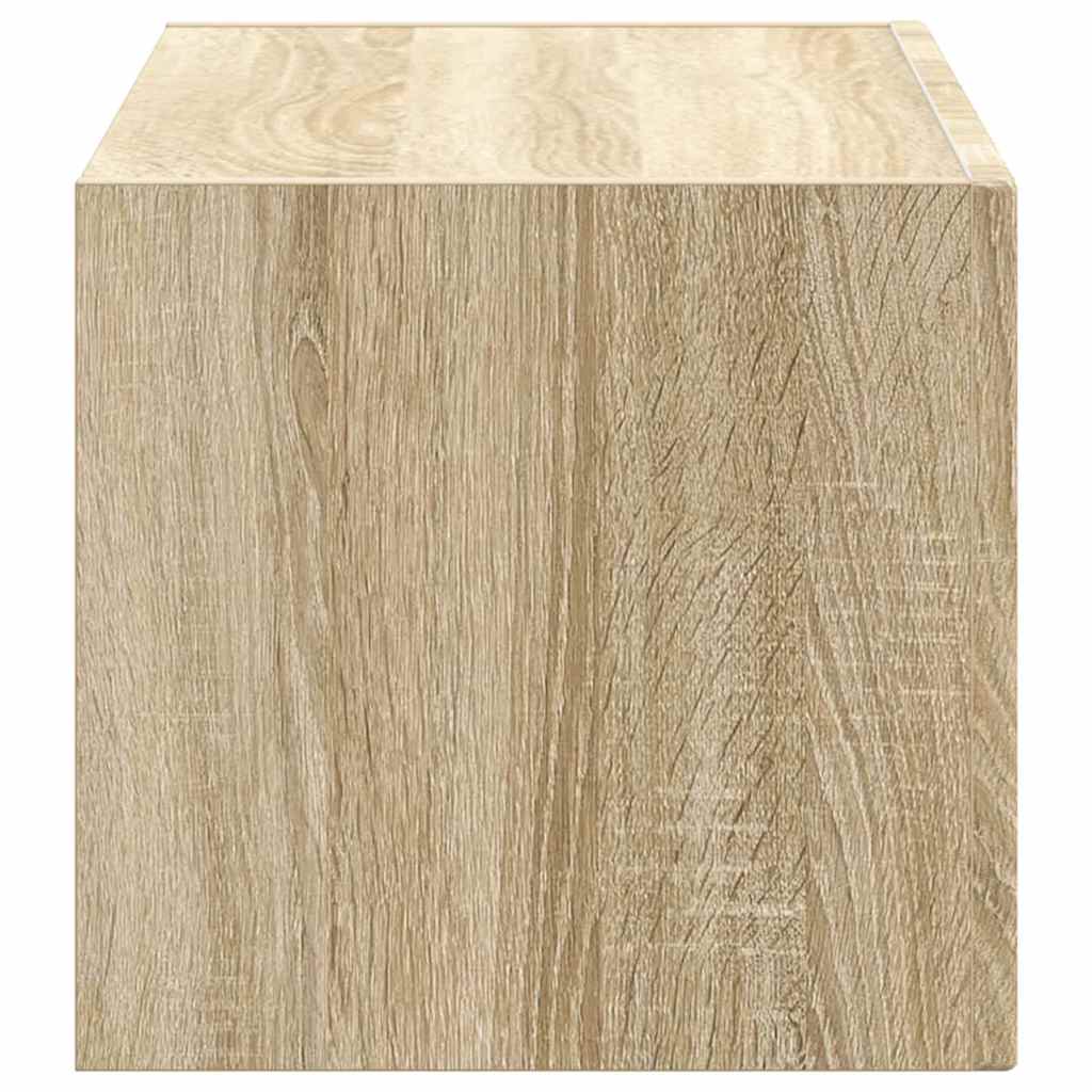 TV vægskab Vægmonteret Sonoma 60 x 31 x 29.5 cm Konstrueret træ