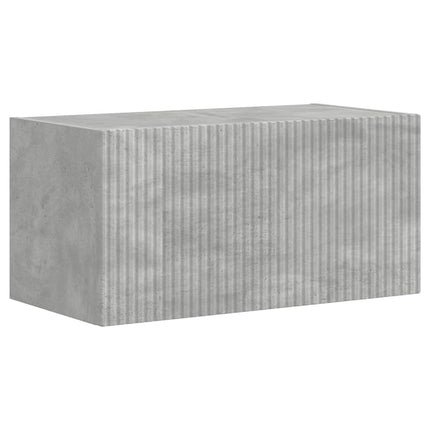 TV vægskab Vægmonteret Beton 60 x 31 x 29,5 cm Konstrueret træ