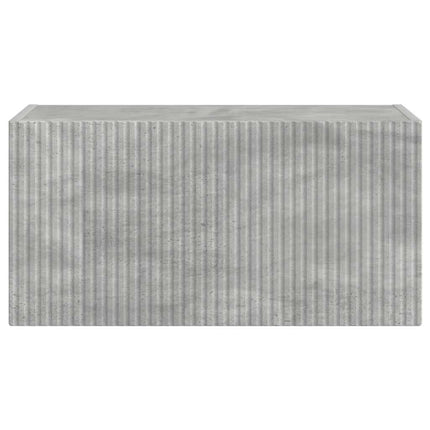 TV vægskab Vægmonteret Beton 60 x 31 x 29,5 cm Konstrueret træ