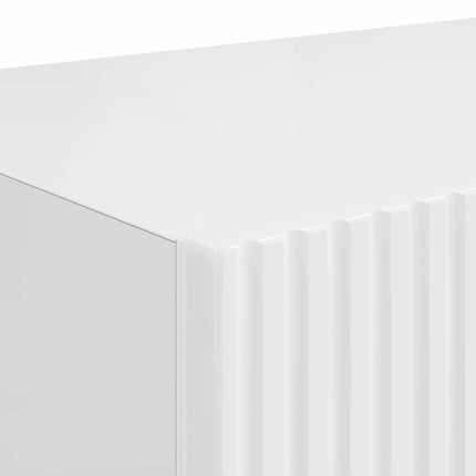 TV vægskab 60 x 31 x 29,5 cm Gloss Hvid Konstrueret træ