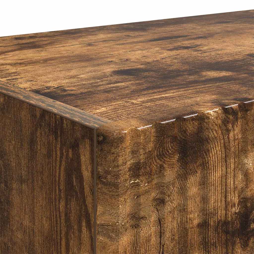 TV vægskab Røget eg 60 x 31 x 29.5 cm Konstrueret træ