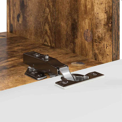 TV vægskab 60 x 31 x 29,5 cm Røget eg Konstrueret træ