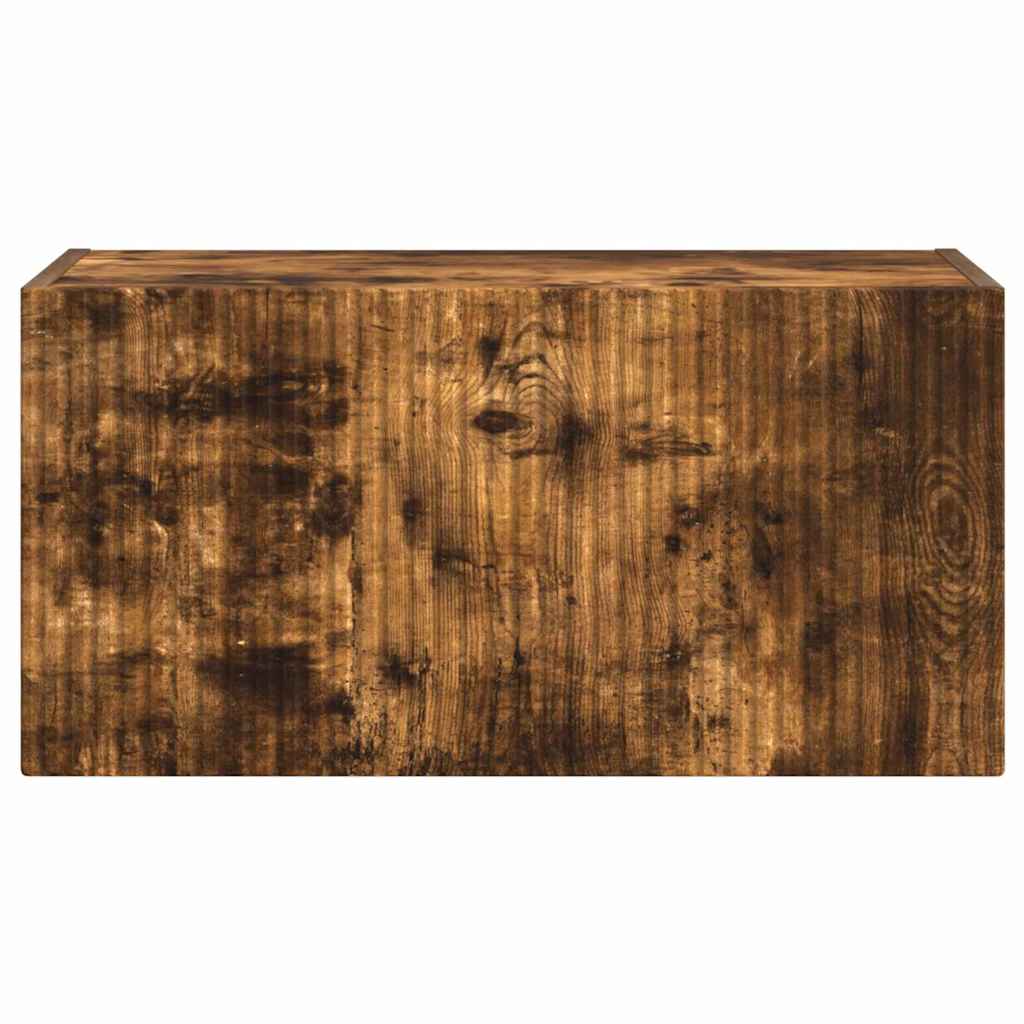 TV vægskab Røget eg 60 x 31 x 29.5 cm Konstrueret træ