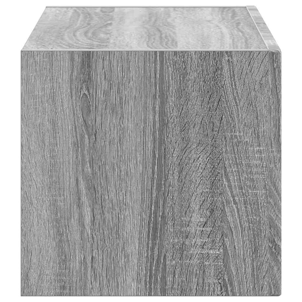 TV vægskab Grå Sonoma 60 x 31 x 29.5 cm Konstrueret træ