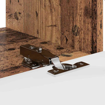 TV vægskab 60 x 31 x 29,5 cm Gammelt træ Konstrueret træ