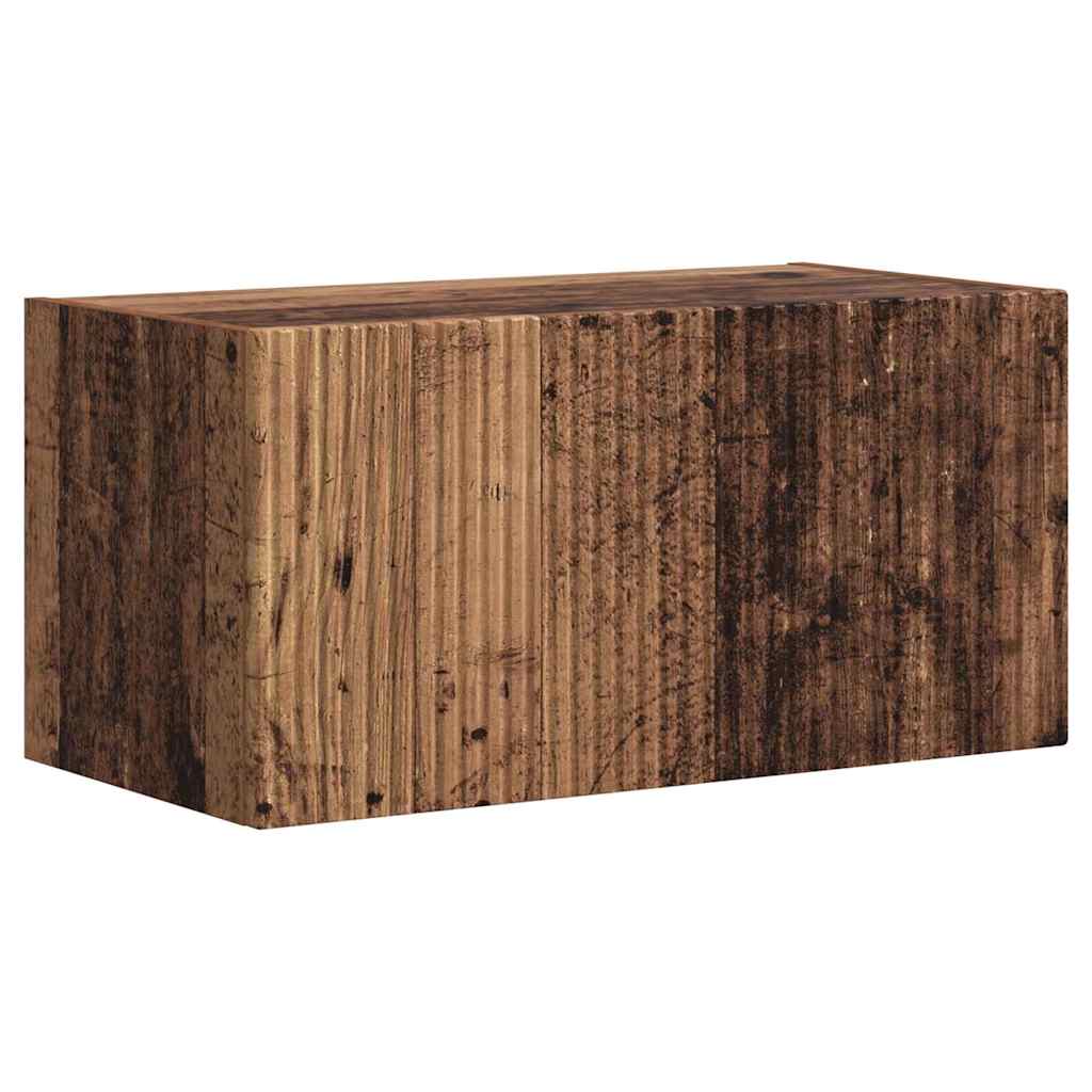 TV vægskab Gammelt træ 60 x 31 x 29,5 cm Konstrueret træ