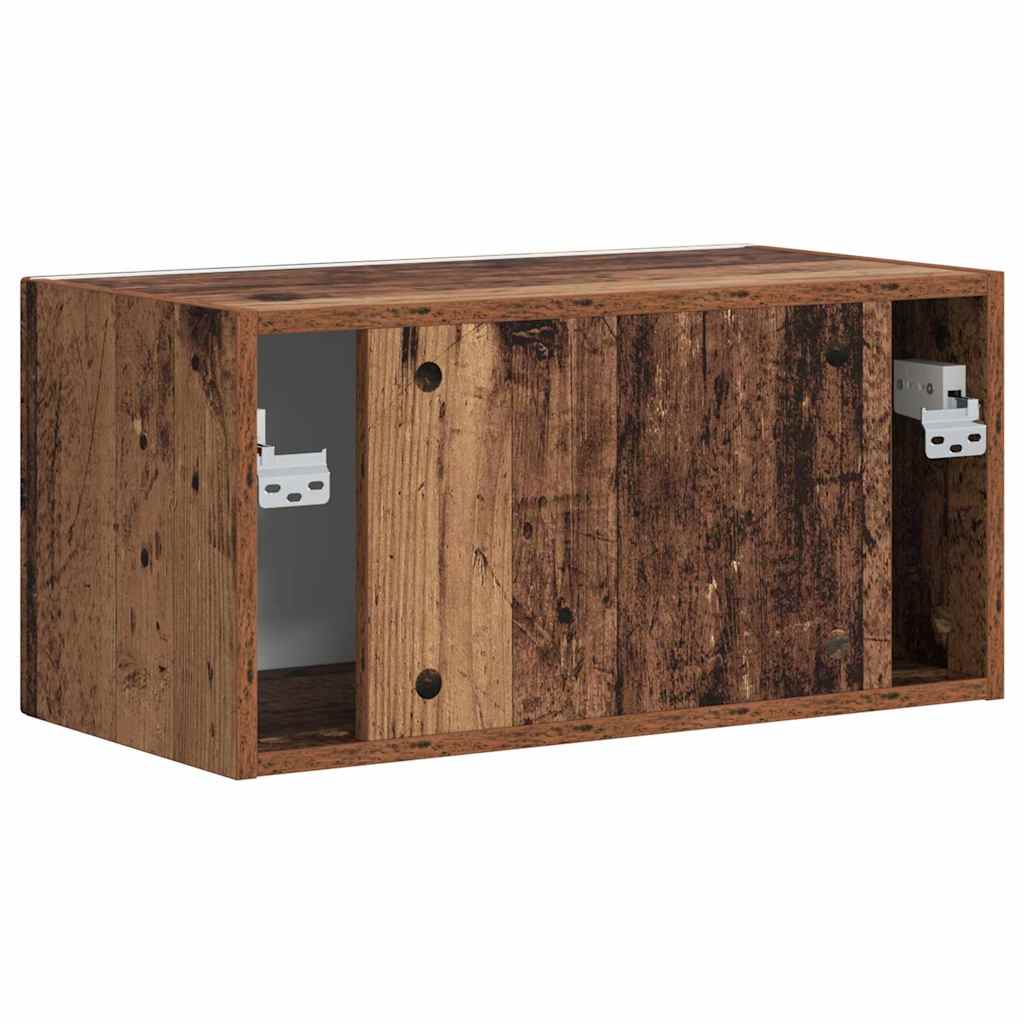 TV vægskab Gammelt træ 60 x 31 x 29,5 cm Konstrueret træ