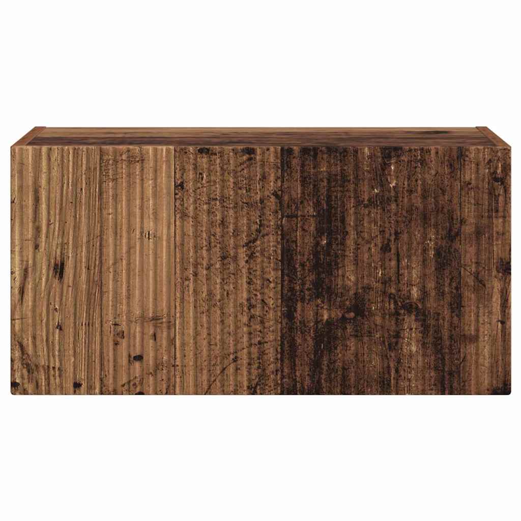 TV vægskab Gammelt træ 60 x 31 x 29.5 cm Konstrueret træ