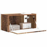 TV vægskab Gammelt træ 60 x 31 x 29,5 cm Konstrueret træ