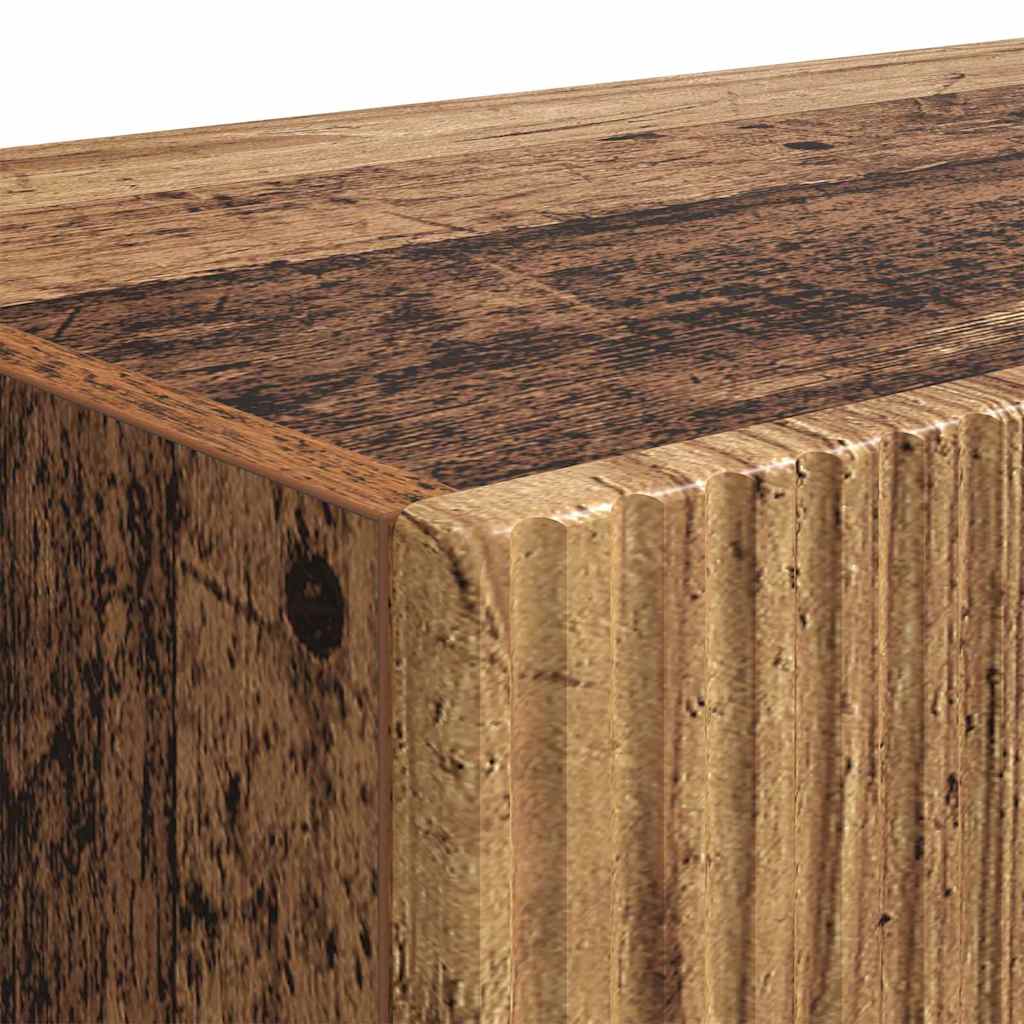 TV vægskab 2 pcs Gammelt træ 60 x 31 x 29.5 cm Konstrueret træ