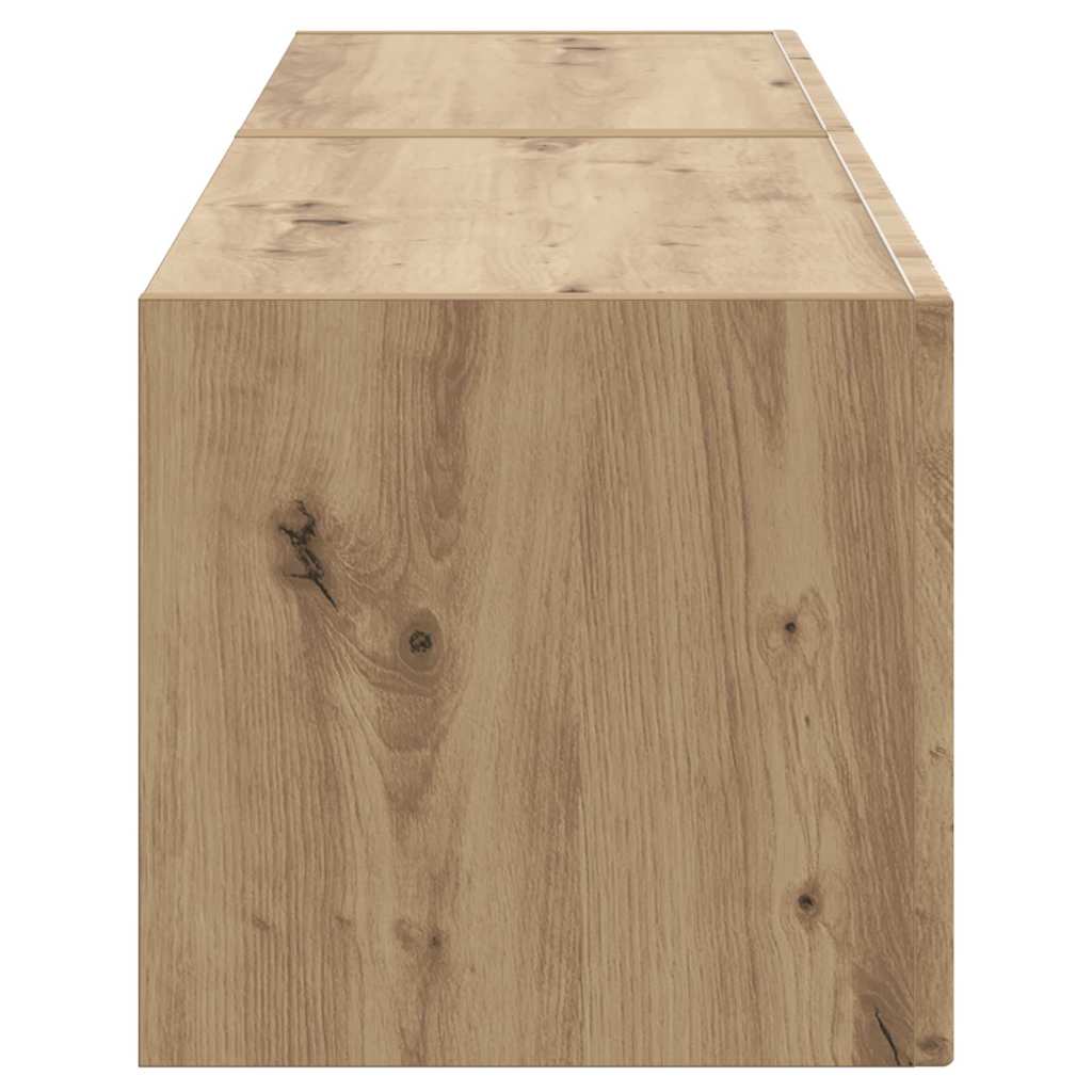 TV vægskab 2 pcs Artisan eg 60 x 31 x 29.5 cm Konstrueret træ