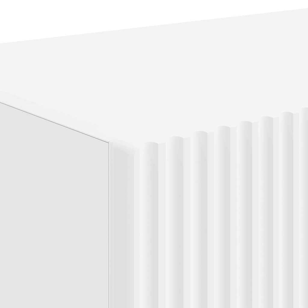 TV vægskab Vægmonteret Hvid 60 x 31 x 29.5 cm Konstrueret træ