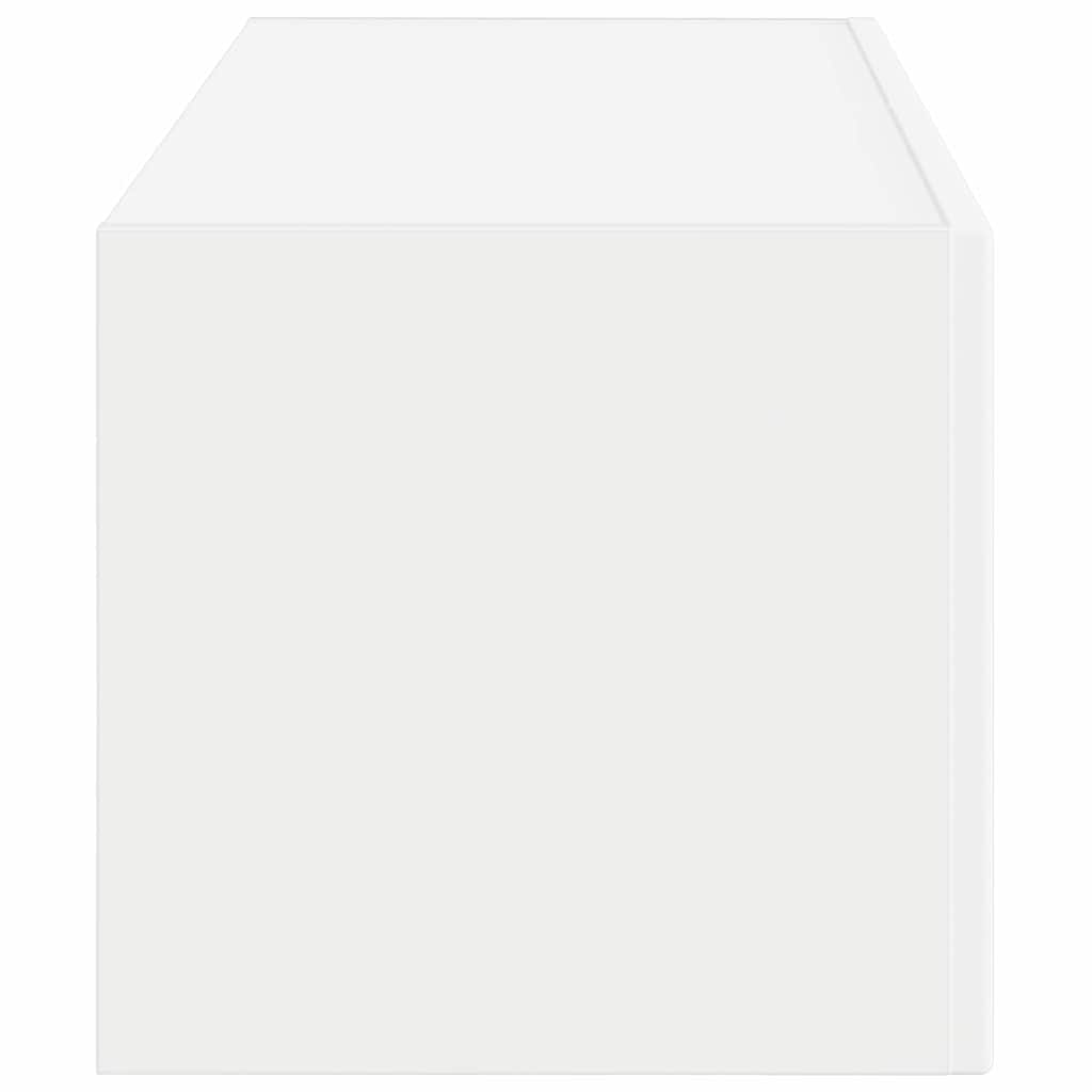 TV vægskab Vægmonteret Hvid 60 x 31 x 29.5 cm Konstrueret træ