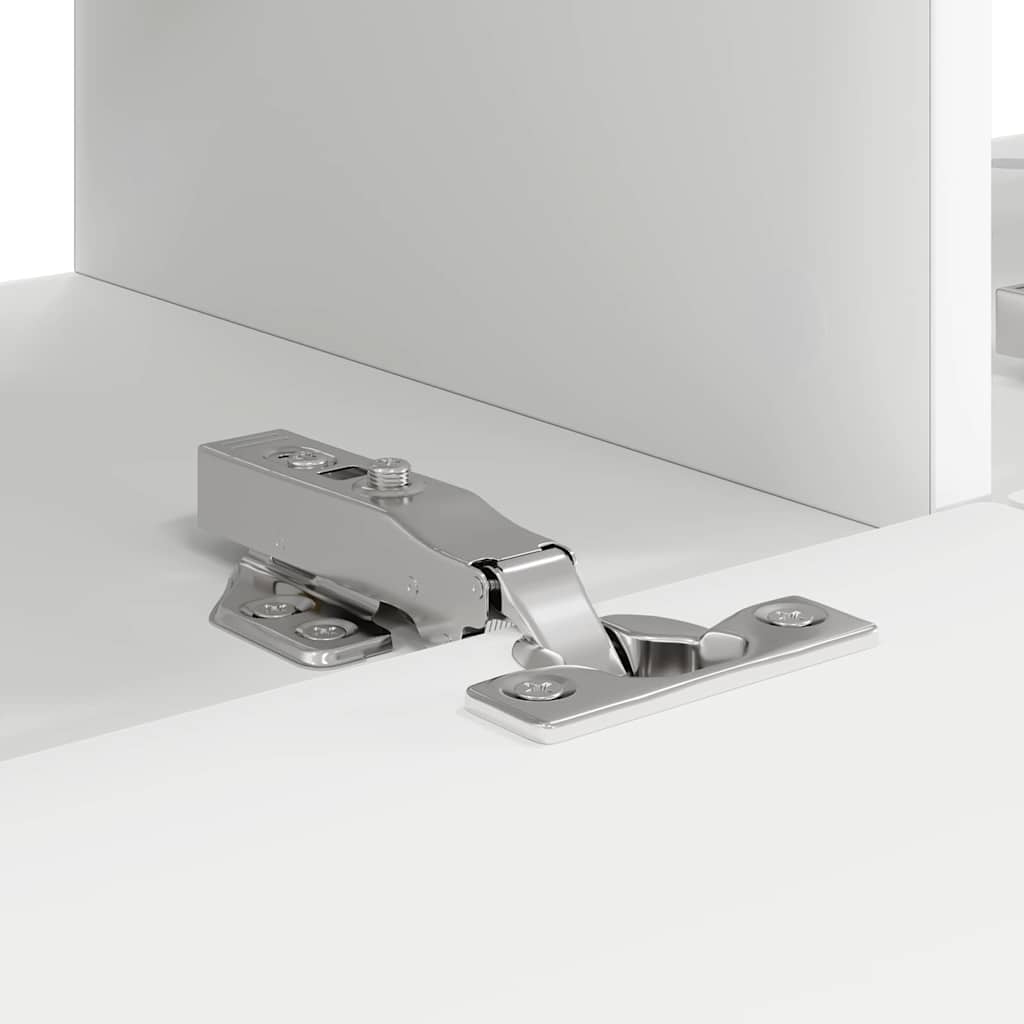 TV vægskab 2 pcs Hvid 60 x 31 x 29.5 cm Konstrueret træ