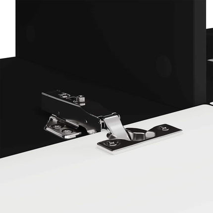 TV vægskab Vægmonteret Sort 78,5 x 31 x 29,5 cm Konstrueret træ