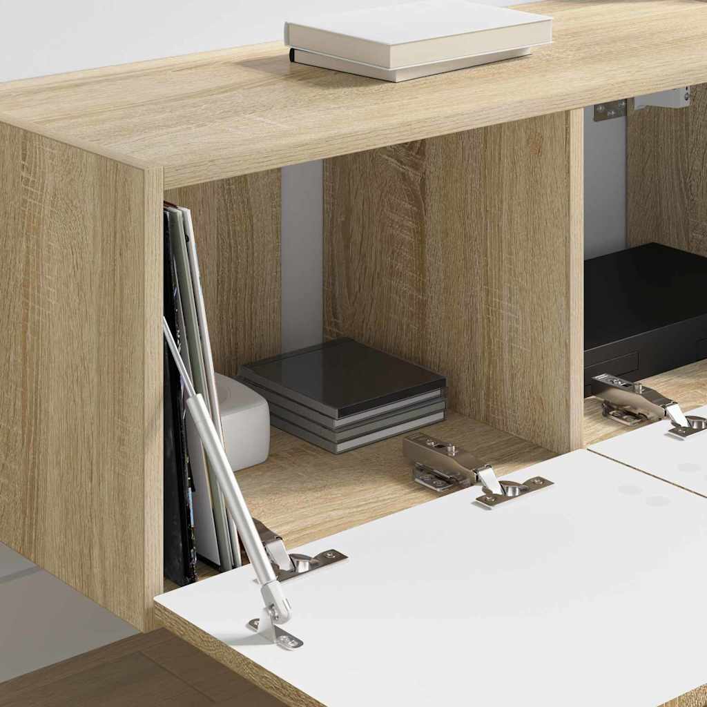 TV vægskab Vægmonteret Sonoma 60 x 31 x 29.5 cm Konstrueret træ