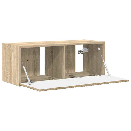 TV vægskab 78,5 x 31 x 29,5 cm Sonoma Konstrueret træ