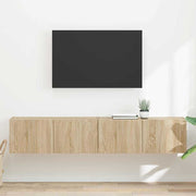TV vægskab 2 pcs Sonoma 60 x 31 x 29.5 cm Konstrueret træ