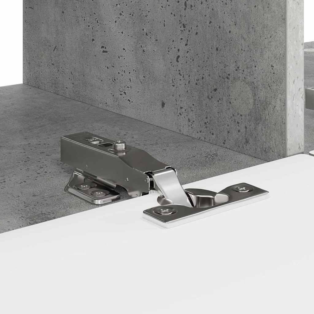 TV vægskab Vægmonteret Beton 60 x 31 x 29.5 cm Konstrueret træ