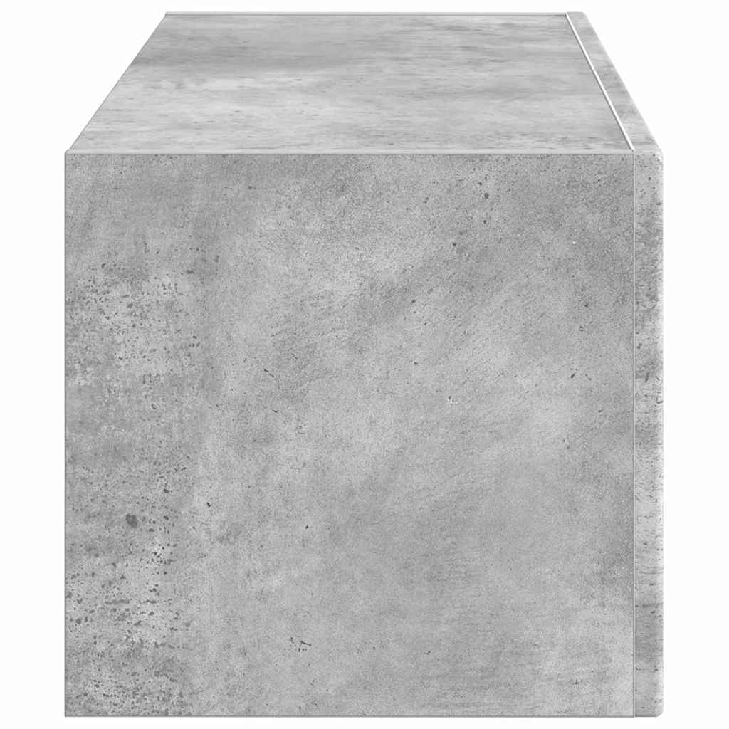 TV vægskab Vægmonteret Beton 60 x 31 x 29.5 cm Konstrueret træ