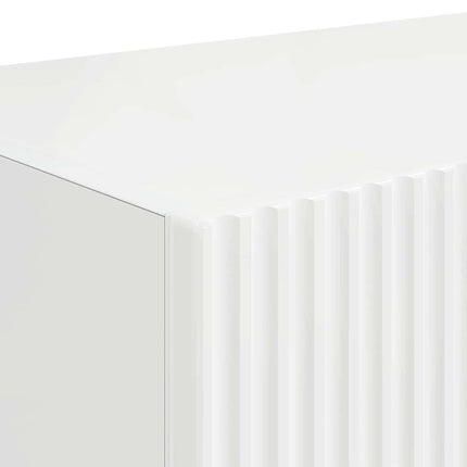 TV vægskab 78,5 x 31 x 29,5 cm Gloss Hvid Konstrueret træ