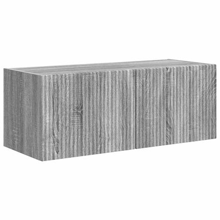 TV vægskab 78,5 x 31 x 29,5 cm Grå Sonoma Konstrueret træ