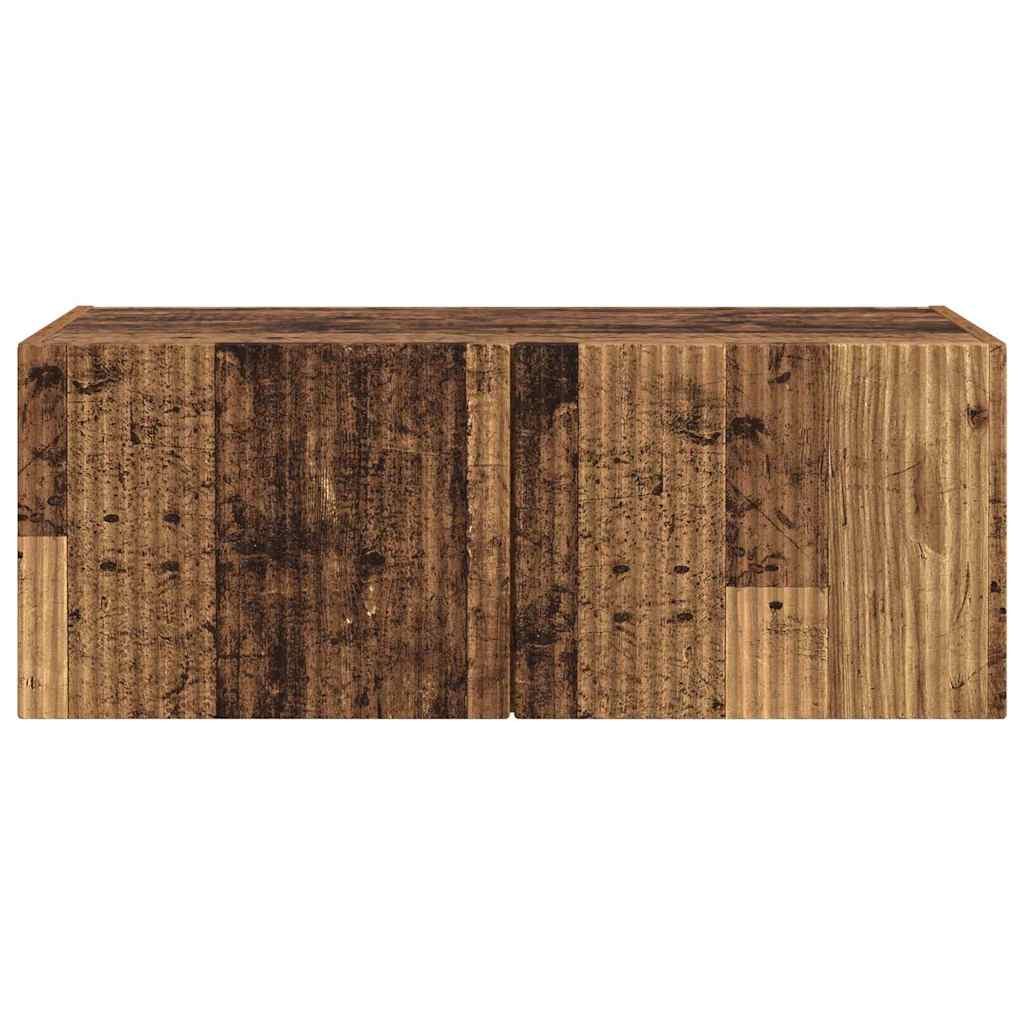 TV vægskab Gammelt træ 60 x 31 x 29.5 cm Konstrueret træ