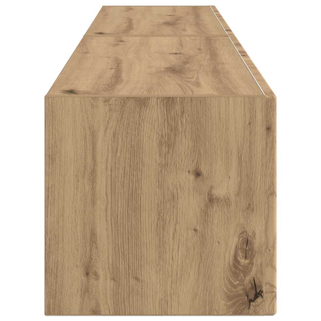 TV vægskab 2 pcs Artisan eg 60 x 31 x 29.5 cm Konstrueret træ