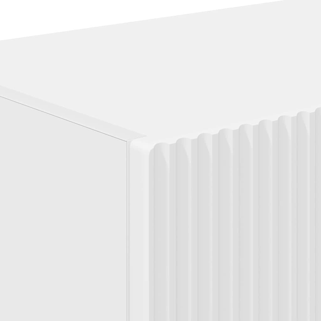 TV vægskab Vægmonteret Hvid 60 x 31 x 29.5 cm Konstrueret træ