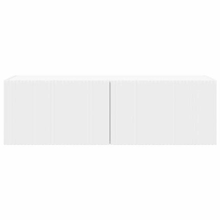 TV vægskab 98 x 31 x 29,5 cm Hvid Konstrueret træ