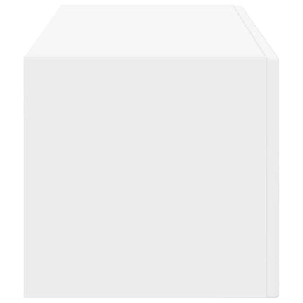 TV vægskab 98 x 31 x 29,5 cm Hvid Konstrueret træ