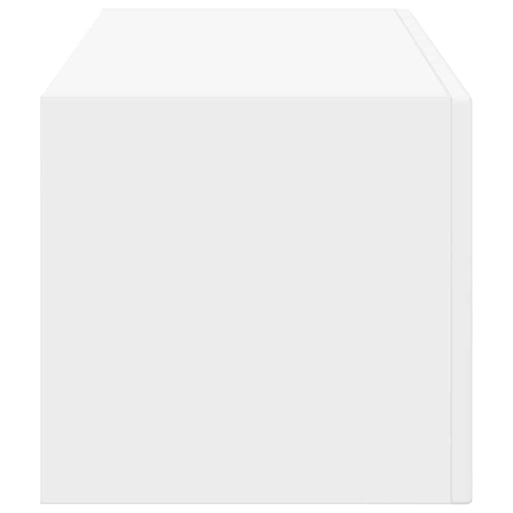 TV vægskab Vægmonteret Hvid 60 x 31 x 29.5 cm Konstrueret træ