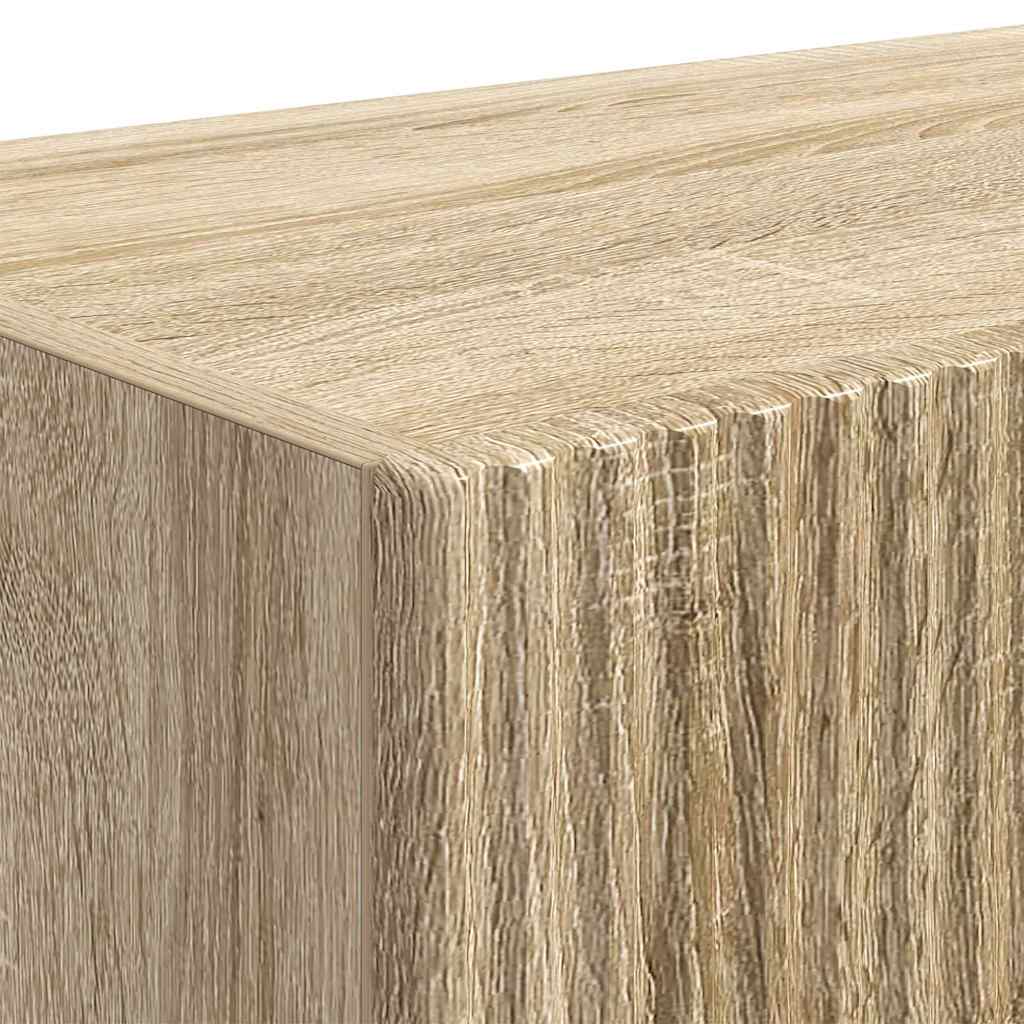 TV vægskab Vægmonteret Sonoma 60 x 31 x 29.5 cm Konstrueret træ
