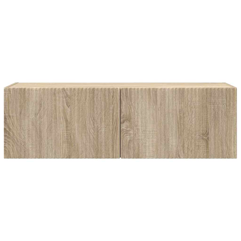 TV vægskab Vægmonteret Sonoma 60 x 31 x 29.5 cm Konstrueret træ