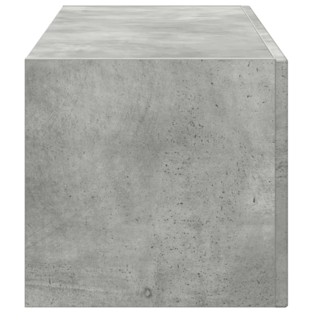 TV vægskab Vægmonteret Beton 60 x 31 x 29.5 cm Konstrueret træ