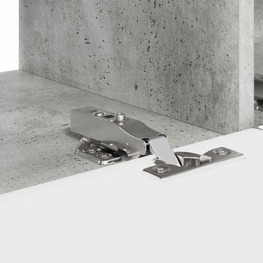 TV vægskab 2 pcs Beton 60 x 31 x 29.5 cm Konstrueret træ