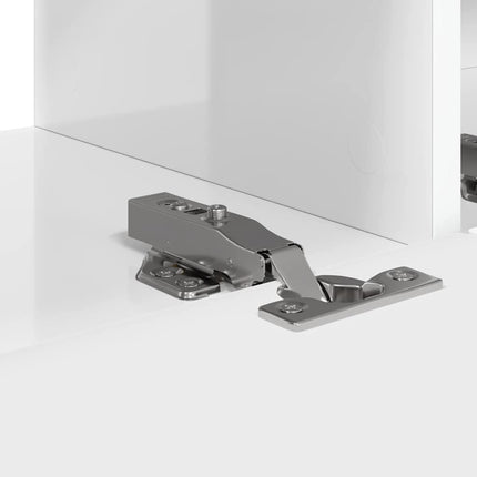 TV vægskab 98 x 31 x 29,5 cm Gloss Hvid Konstrueret træ