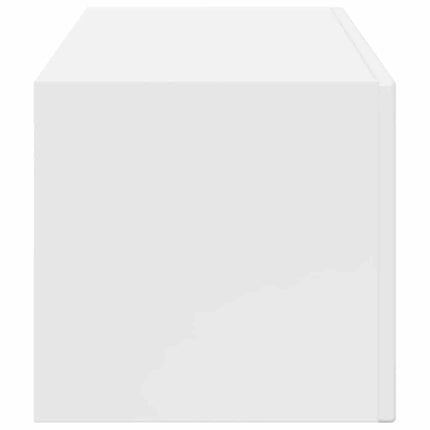 TV vægskab 98 x 31 x 29,5 cm Gloss Hvid Konstrueret træ