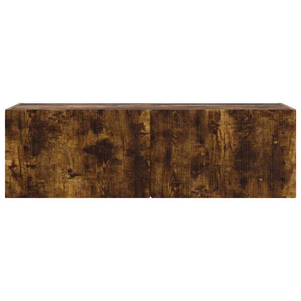 TV vægskab Røget eg 60 x 31 x 29.5 cm Konstrueret træ