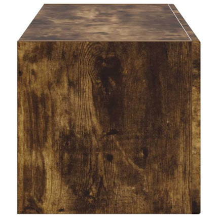 TV vægskab 98 x 31 x 29,5 cm Røget eg Konstrueret træ