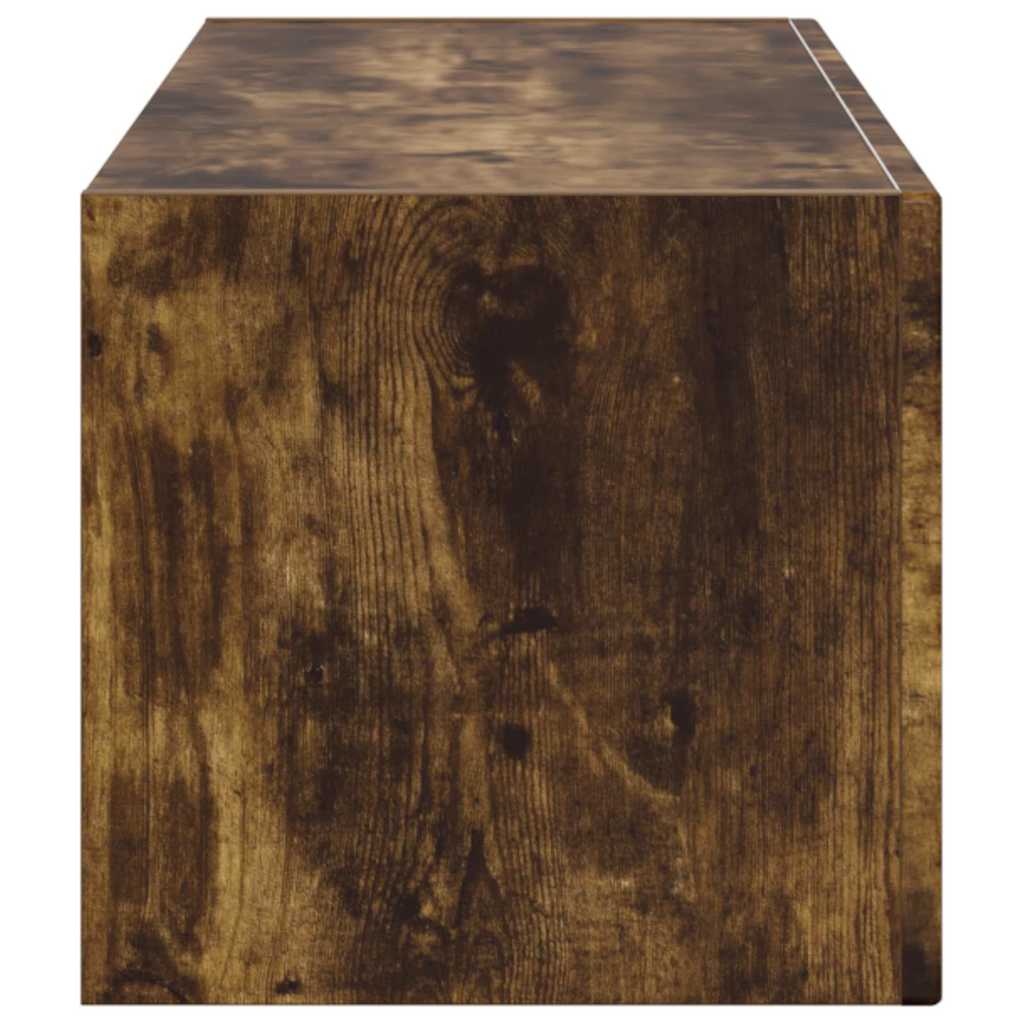 TV vægskab Røget eg 60 x 31 x 29.5 cm Konstrueret træ