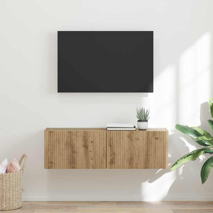 TV vægskab 98 x 31 x 29,5 cm Artisan eg Konstrueret træ