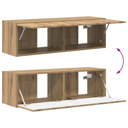 TV vægskab 98 x 31 x 29,5 cm Artisan eg Konstrueret træ