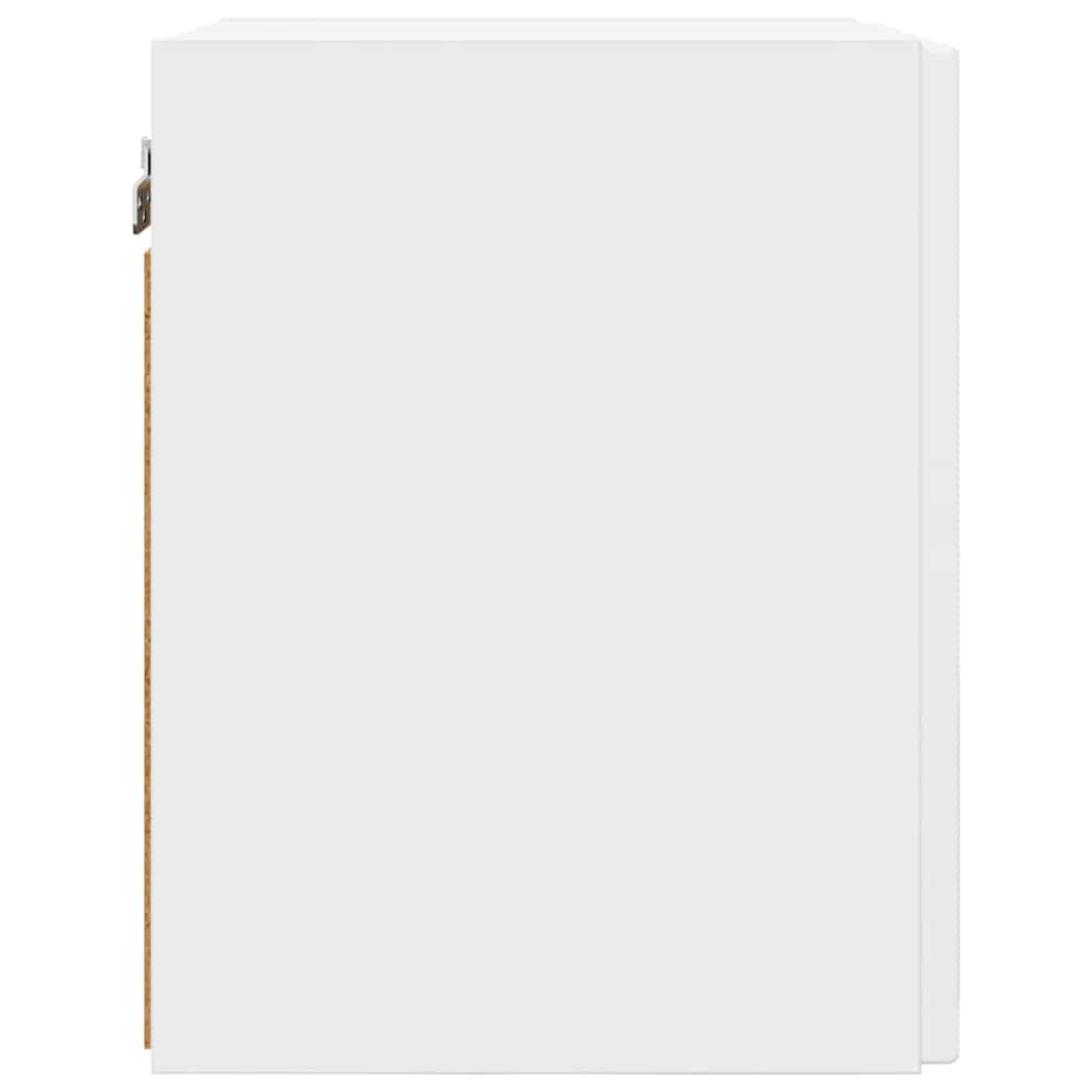 TV vægskab Vægmonteret Hvid 30 x 31 x 40 cm Konstrueret træ