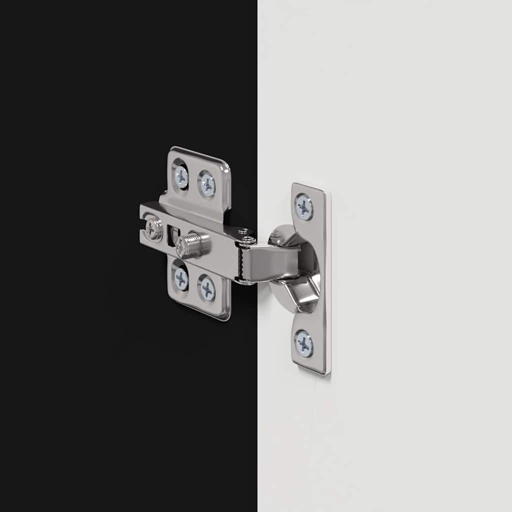 TV vægskab Vægmonteret Sort 30 x 31 x 40 cm Konstrueret træ