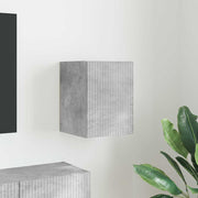TV vægskab Vægmonteret Beton 30 x 31 x 40 cm Konstrueret træ