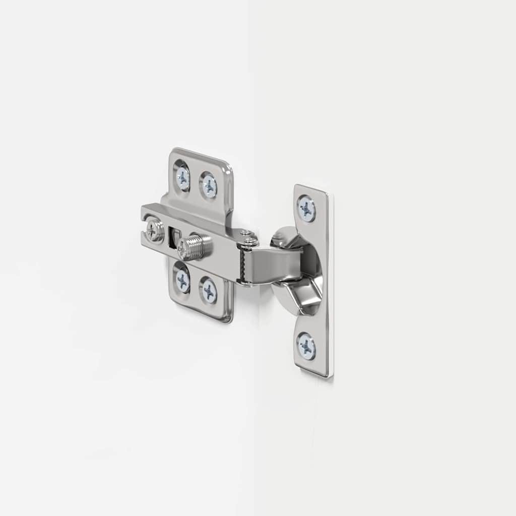 TV vægskab 2 pcs Gloss Hvid 30 x 31 x 40 cm Konstrueret træ