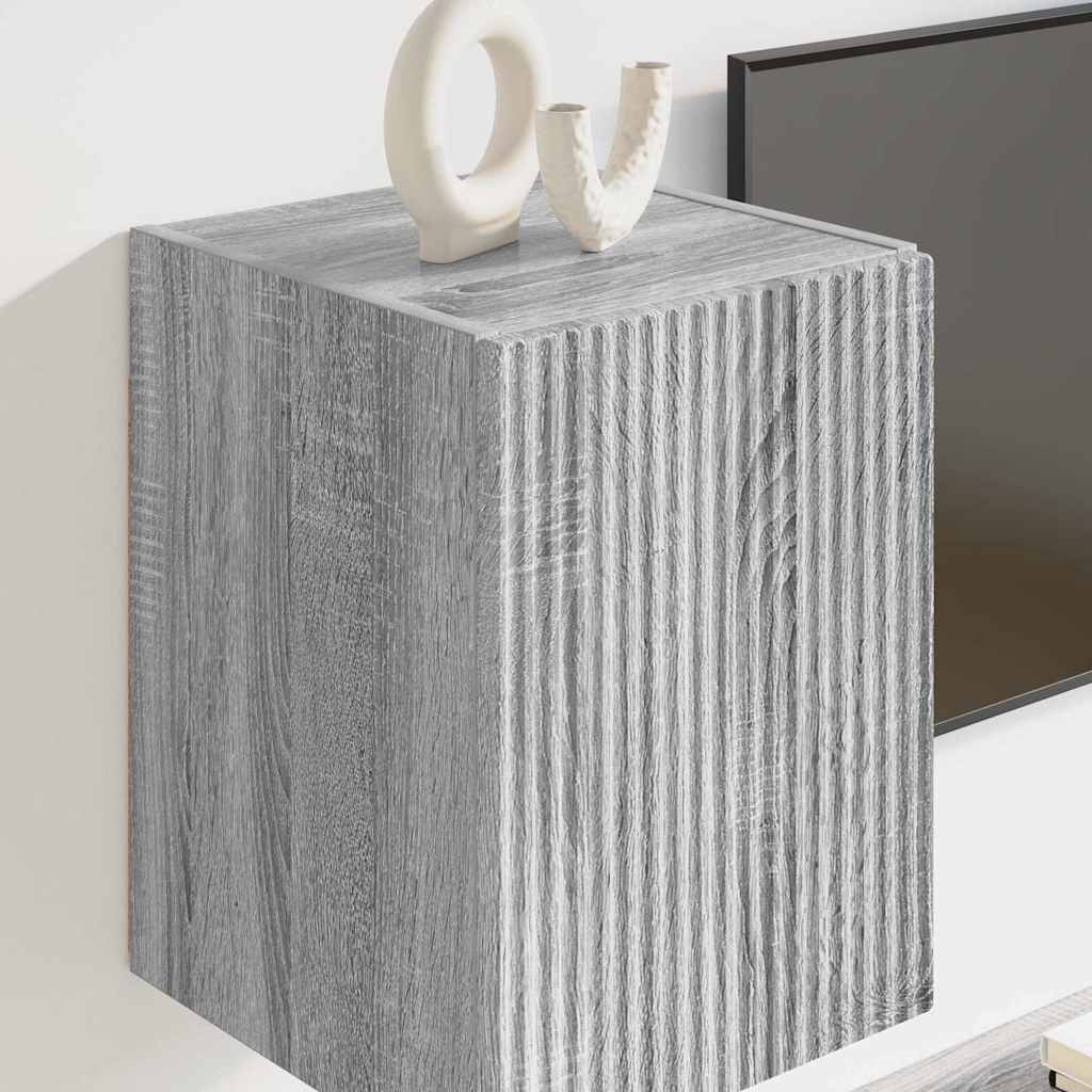 TV vægskab Grå Sonoma 30 x 31 x 40 cm Konstrueret træ