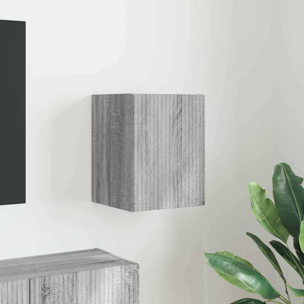 TV vægskab Grå Sonoma 30 x 31 x 40 cm Konstrueret træ