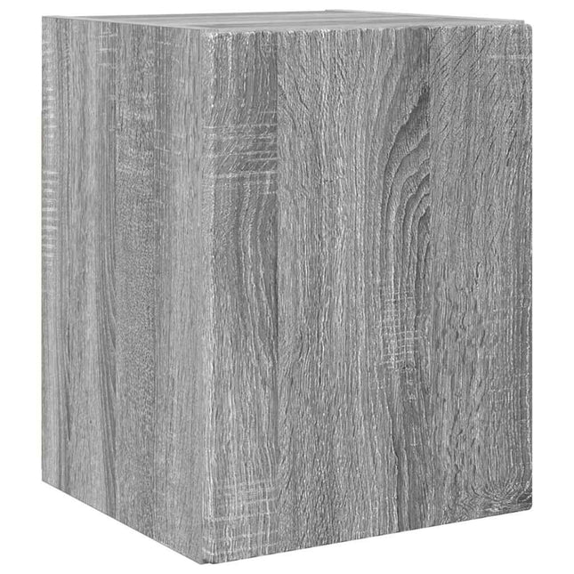 TV vægskab 30 x 31 x 40 cm Grå Sonoma Konstrueret træ
